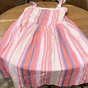 Free People Multicolor Striped Casual Dress nwt